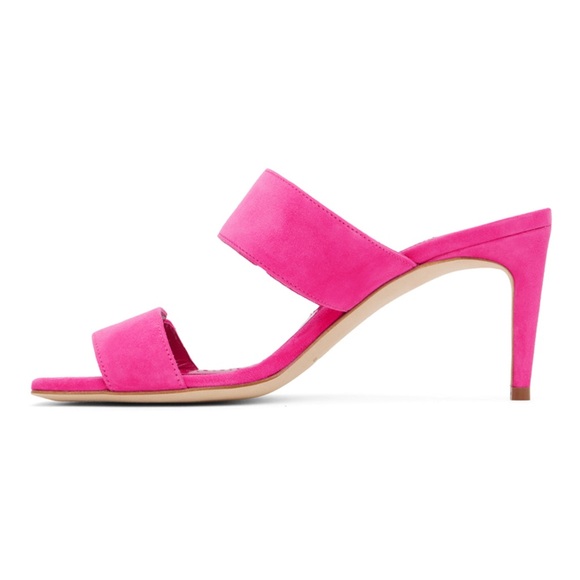 MANOLO BLAHNIK Nebre Mules (Pink) - Picture 4 of 15